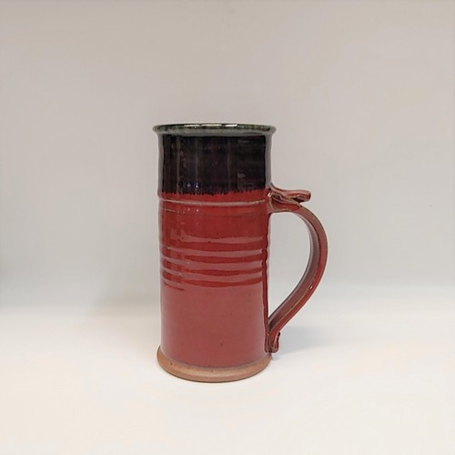 #220523 Beer Stein Red/Black $22 at Hunter Wolff Gallery